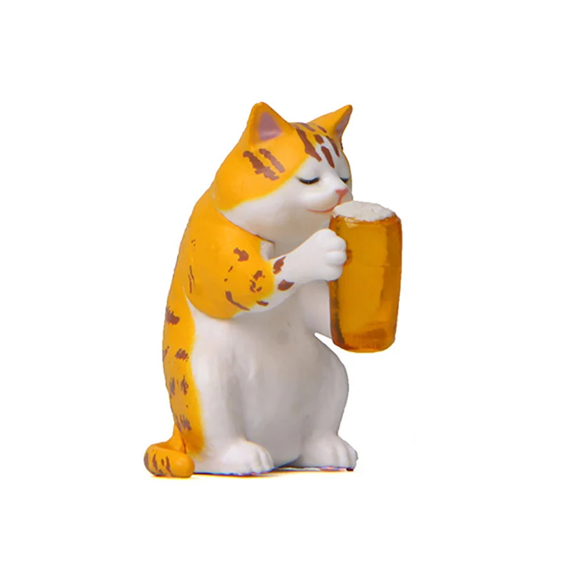 Мини пивной Кот Украшения для приборной панели автомобиля Автомобили Интерьер