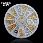 Украшения для ногтей, 12 сеток, серия Ocean Life, 3d смешанный дизайн, морская звезда, якорь, Русалка, морская черепаха, крокодил, украшения для ногтей