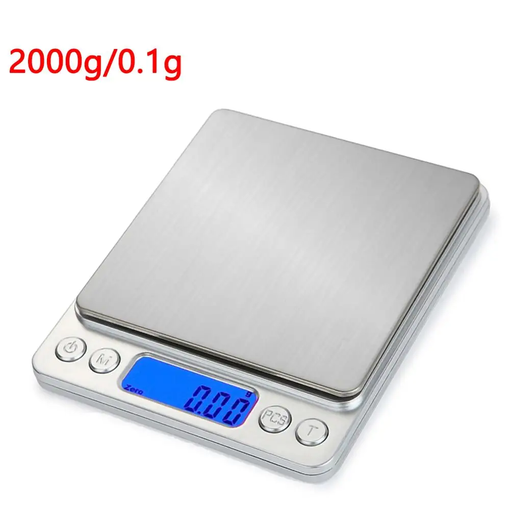 

500/0.01g 3000g/0.1g LCD Portable Mini Electronic Digital Scale Pocket Box Post Kitchen Jewelry Weighing Scale