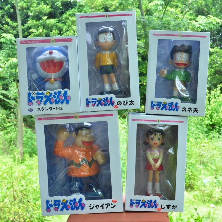 Фигурки героев мультфильма нобитая ноби Shizuka Minamoto Takeshi Gouda Suneo Honekawa Dorami фигурки