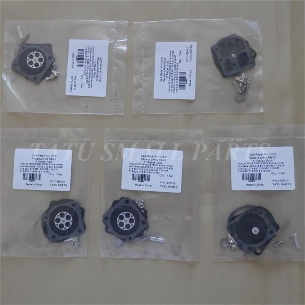 5 X RB-13 CARB Ремонтный комплект для ZAMA C1S-S3 SERIES ST. Набор прокладок диафрагмы
