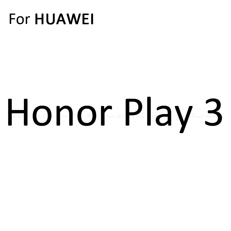 For Honor Play 3 Прозрачный силиконовый чехол для телефона с полным покрытием для HuaWei Honor 9X V9 8A 8C 8X8 S фотоаппаратов моментальной печати 7S 7A 7X 7C 7 6A 6C 6X6 8 Pro Max играть 3 3e глобальной ТПУ чехол - Цвет: For Honor Play 3