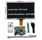10,1 дюймовый ЖК-экран монитор контрольная плата драйвера 2AV VGA HDMI-совместим с Raspberry Pi BananaOrange Pi Mini компьютер