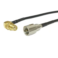new modem coaxial cable sma female jack nut right angle switch fme male plug connector rg174 cable 20cm 8 adapter rf jumper
