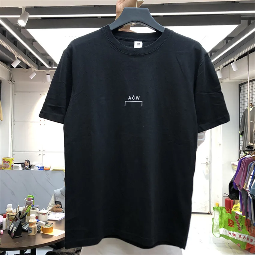 Мужская и женская Винтажная футболка с отражающим логотипом Классическая