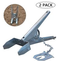 2 packs claw multifunction mouse trap powerful galvanised scissor catch tool easy setup reusable mole rodent traps pest control