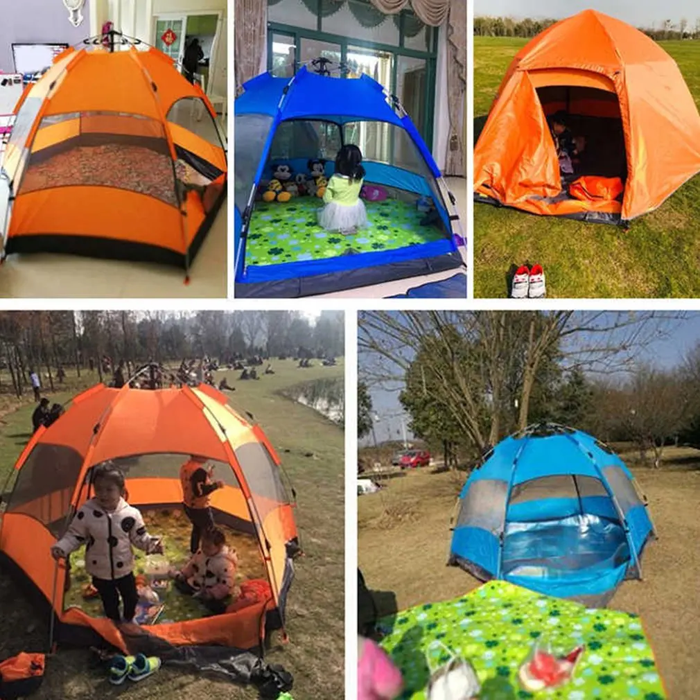 Легкая Выдвижная палатка для кемпинга Всесезонная стандартная легкая установка