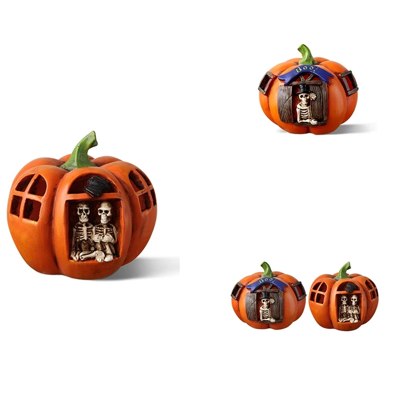 

Halloween Fall Pumpkin Lantern Haunted House Lights Lamp Party Hanging Home Decor LED Lantern Easter Party Decorations