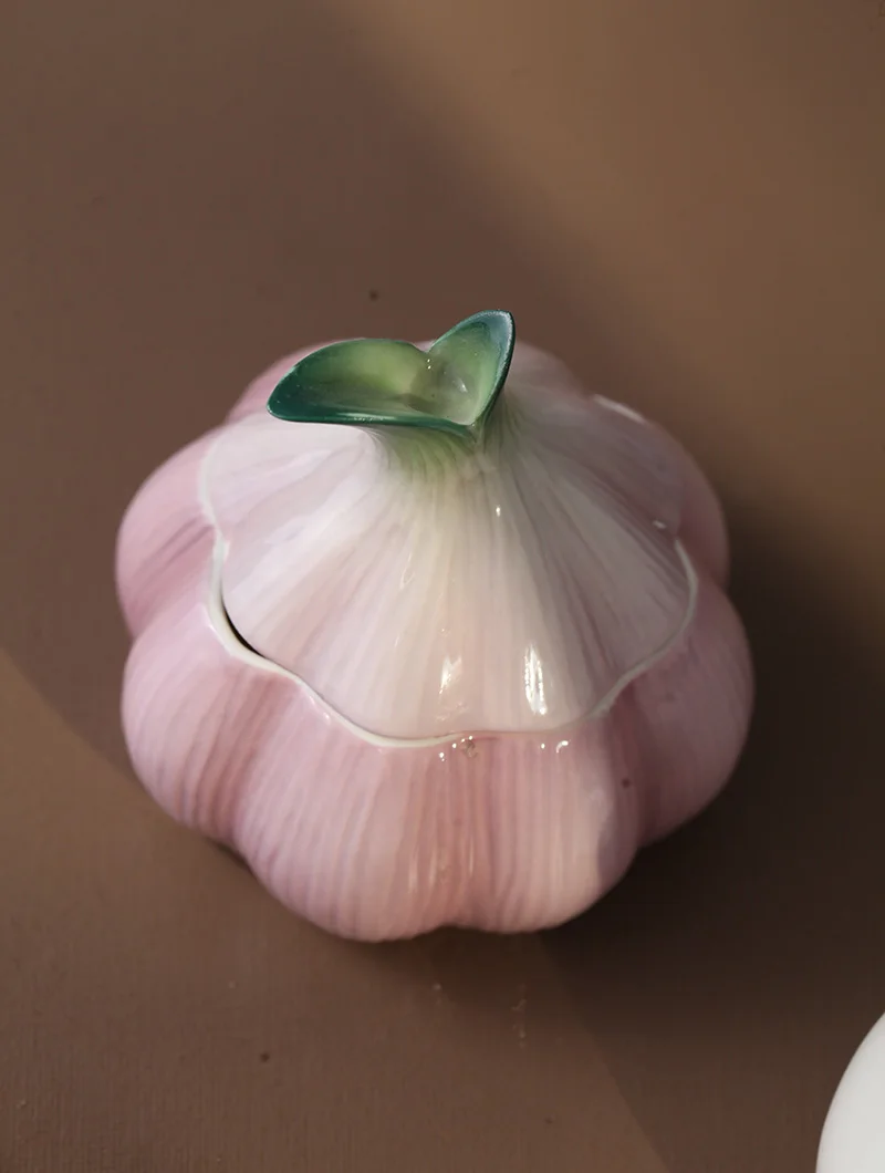 

Onion-Shaped Underglaze Ceramic Band Tureen