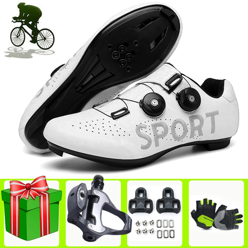 

Cycling Shoes Men Racing Road Bike Shoes Outdoor Self-Locking SPD Cleats Bicycle Sneakers Zapatillas De Ciclismo Bicicleta Carre