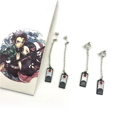IVYYE Kimetsu no Yaiba 2 вида стилей модные серьги с героями мультфильмов милые гвоздики