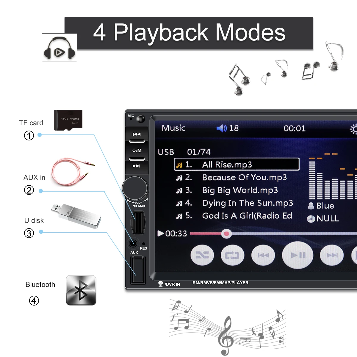 2 din car radio gps auto radios navigation multimedia player touch screen vehicle GPS navi double din autoradio