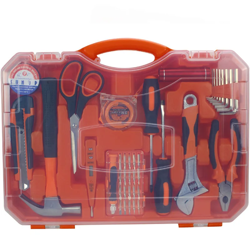 

Hand Tool Kit Hardware Toolbox Tool Set Hand Tool Household Maintenance Tool Gift 9-120pcs Phone Repair Tools Wood Working Clamp
