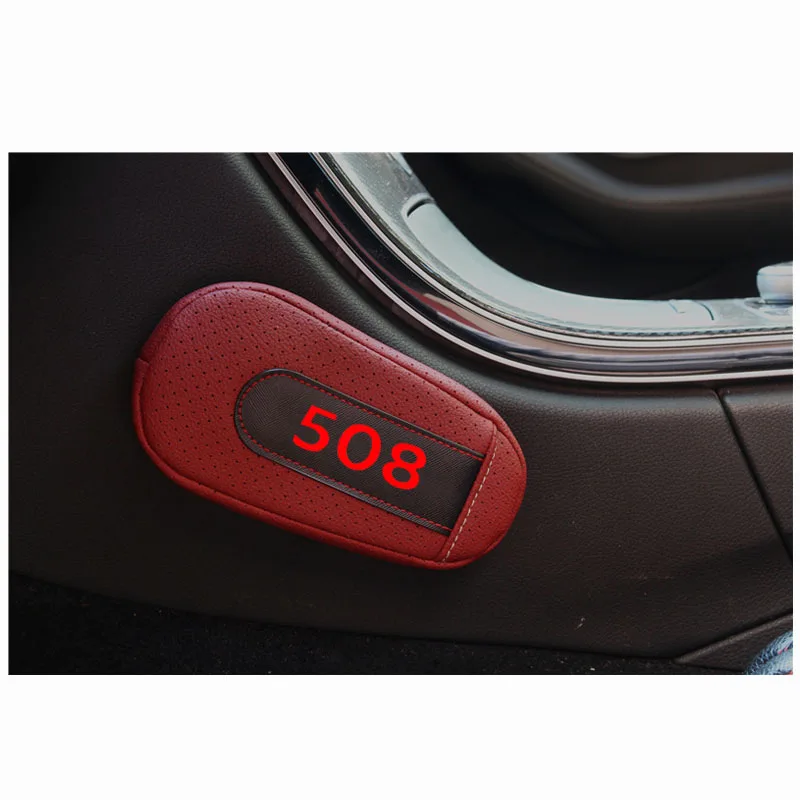 Для Peugeot 508 стильная и удобная подушка для ног подлокотник аксессуары салона