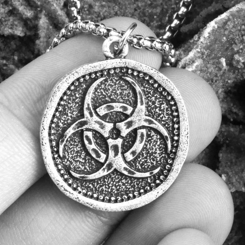 Science jewelry зомби Антивирусная Микробиология кулон бактерии апокалипсиса