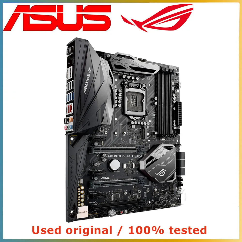 For Intel Z270 LGA 1151 CPU ASUS ROG MAXIMUS IX HERO Motherboard Computer Socket LGA1151 DDR4 Used Desktop Mainboard | Компьютеры и