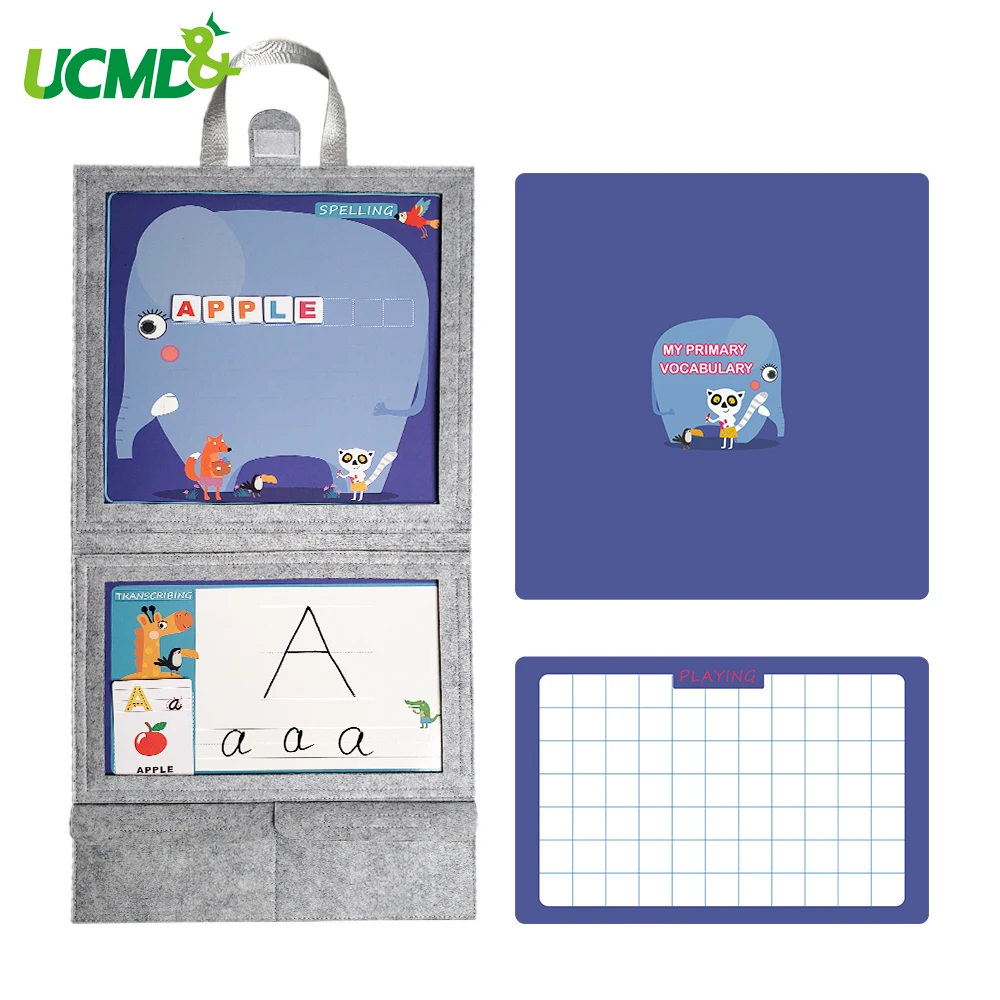 Обучающая игра-головоломка Монтессори с английским словом и алфавитом