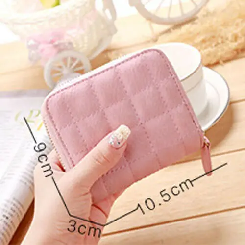 Women Ladies Wallet Leather Zip Coin Purse Clutch Handbag Small Mini Card Holder Key Bag | Багаж и сумки