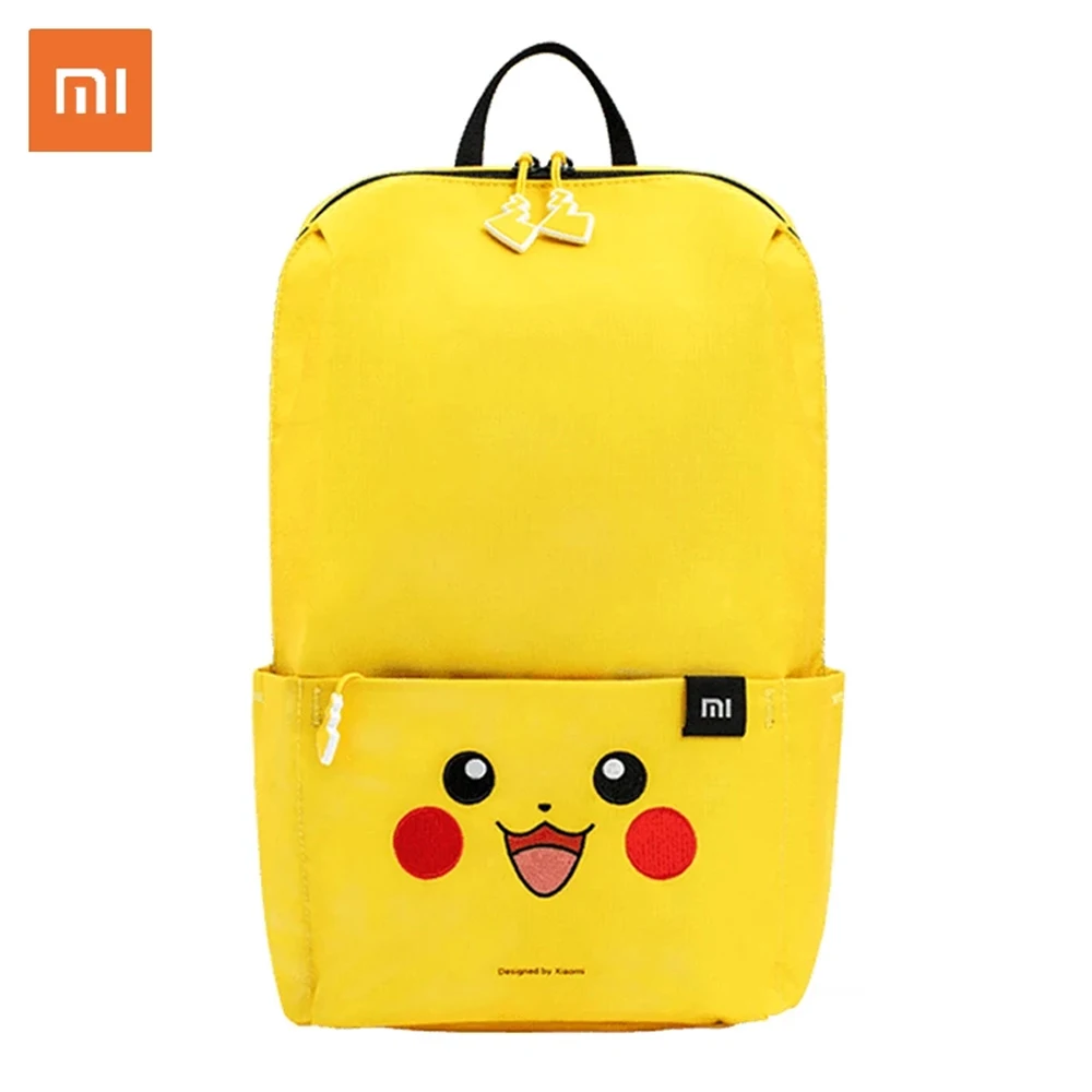 Оригинальный маленький милый рюкзак Xiaomi Pikachu объем 10 л уличный спортивный легкий