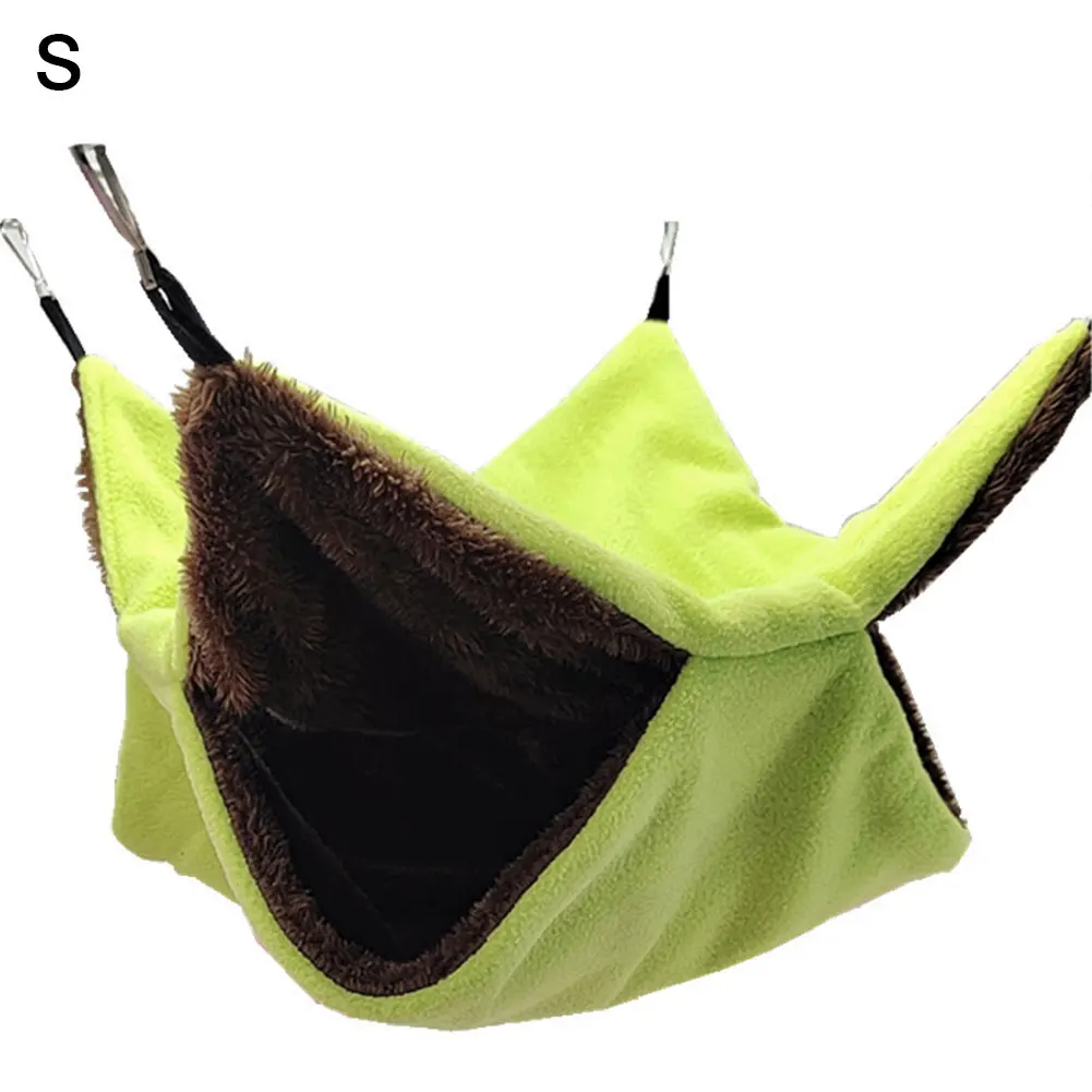 

Luxury Double Bunkbed Hammock Warm Keeping Hanging Hammock For Hamster Sugar Glider Winter Little Pet Autumn And Winter Warm