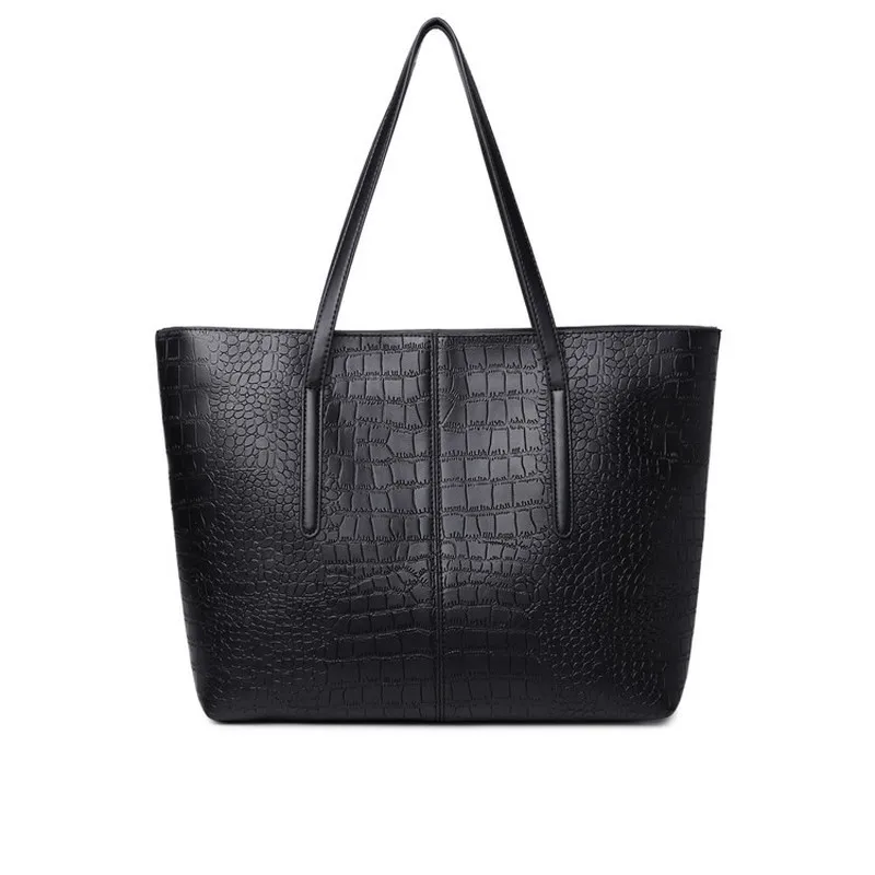 Fall/winter 2018 New Women's Alligator Pattern Shoulder Bag Fashion Handbag Minimalist Women Hand |