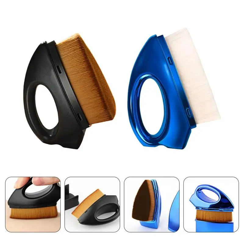 

2pcs Makeup Brush Beauty Supplies Foundation Brush Cosmetic Brush Traceless Brush