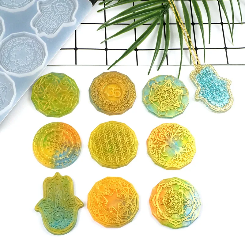 Сделай сам с украшением в виде кристаллов эпоксидная смола форма кулон цветок