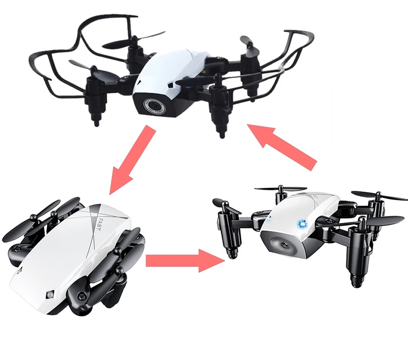 JD JY018 FPV Радио R/C Портативный Квадрокоптер 720P Камера Wi-Fi Складная селфи Карманный