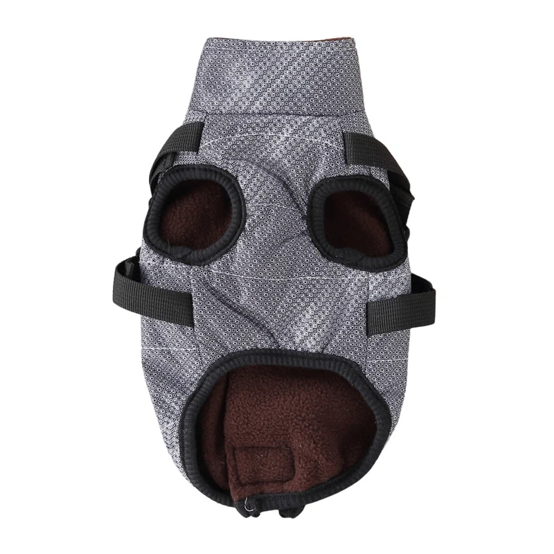 ПЭТ Жилет одежда для собак ветровка жгут собаки теплое пальто из флиса на