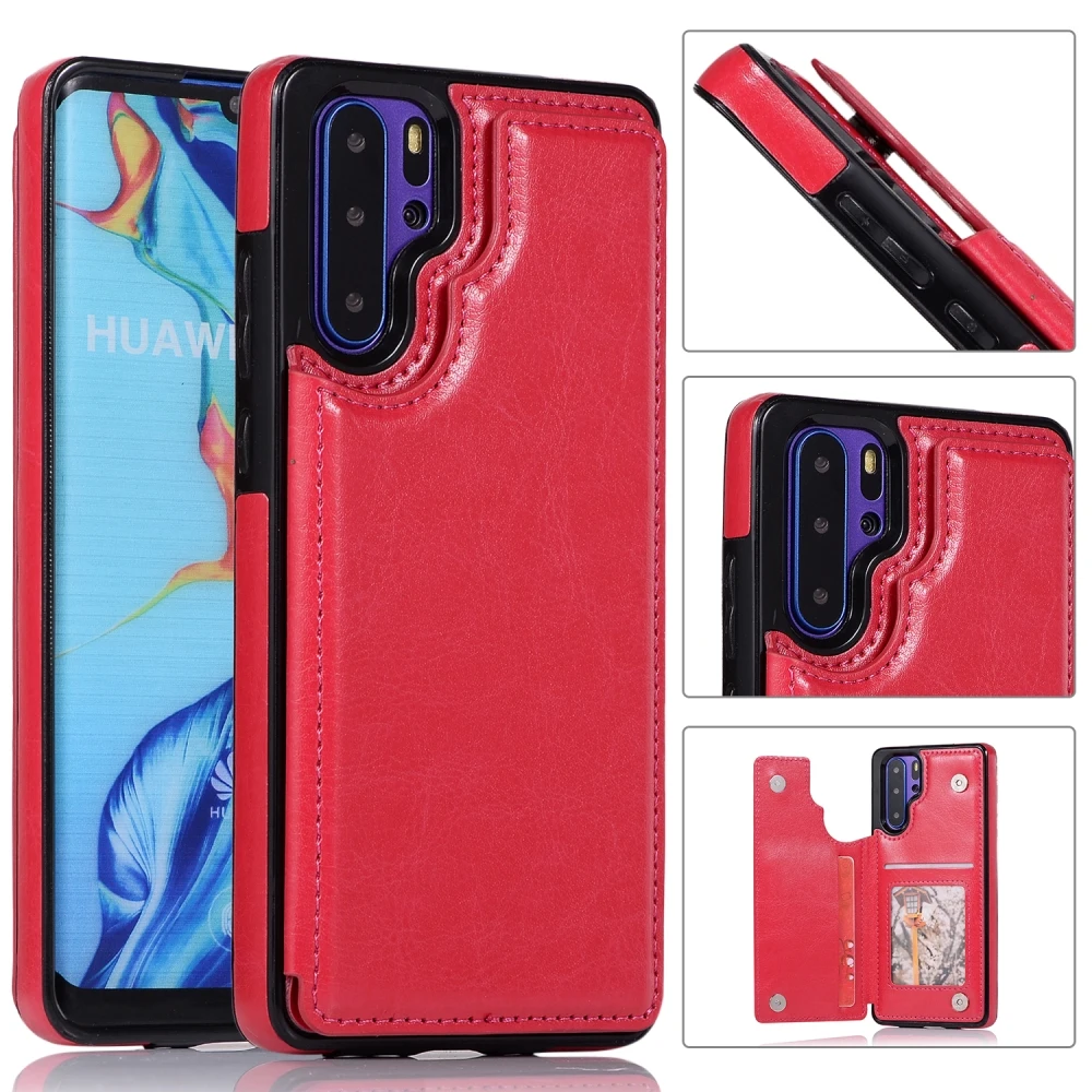 

sumkeymi Wallet Phone Case For HUAWEI Mate 20 30 Pro Lite P30 P40 Pro Lite Plus Magnetic Business Wallet