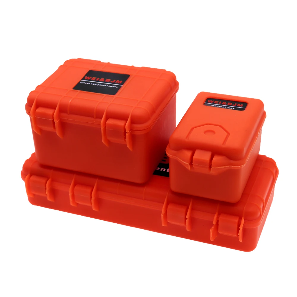 

3 шт. 1/10 Mini Toolbox аксессуары для украшения багажника для 1/10 Traxxas TRX4, осевой SCX10 RC4WD 90046 D90 D110 RC Гусеничный автомобиль