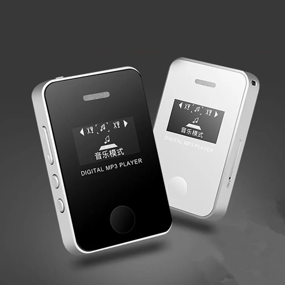 16 Гб ЖК-экран MP3-плеер Hands Free Спортивная аккумуляторная поддержка мини-карта флэш памяти TF USB портативная HIFI музыкальная система с зажимом аудио с динамиком