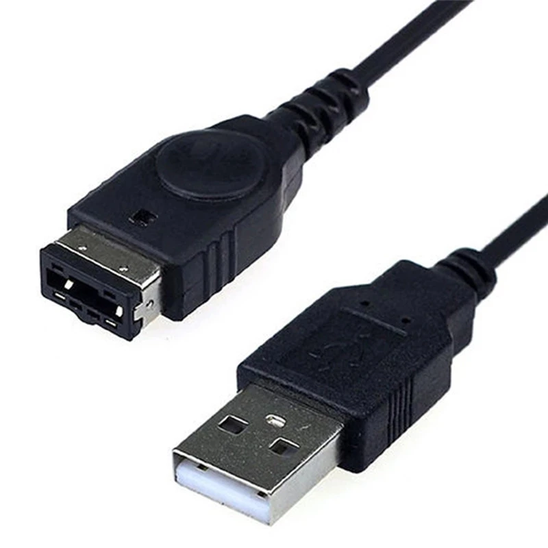 5 PC  Black USB Charging Advance Line Cord Charger Cable for/SP/GBA/GameBoy/NS/DS Hot sale