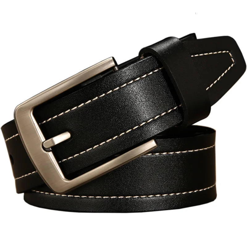 Peikong belt male leather belt men male genuine leather strap luxury pin buckle belts for men belt Cummerbunds ceinture homme