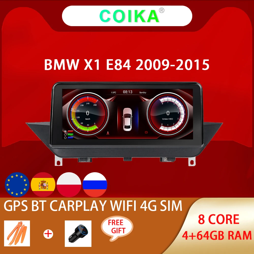 8 Core Android 10 System Car Radio For BMW X1 E84 2009-2015 WIFI SIM 4+64GB Carplay Auto Multimedia Player GPS Navi Streo | Автомобили и
