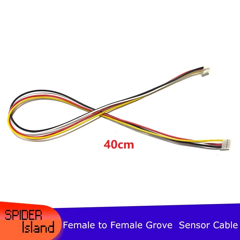 30pcs/lot Grove Cable 4pin 4P Female to Female 40CM cable Buckled Cable 40CM Crowtail Compatible Cable Sensor Cable