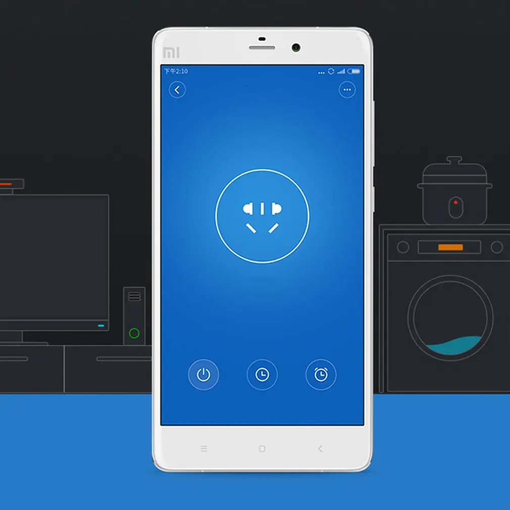 Xiaomi mijia умная розетка WiFi Беспроводная дистанционная розетка адаптер питания и выключения с телефоном Прямая поставка