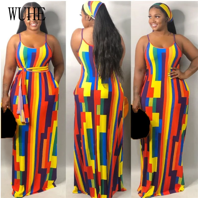 

WUHE Colorful Print Patchwork Loose Summer Bodycon Off Shoulder Sleeveless Breast Wrap Women Casual Party Nightclub Dresses