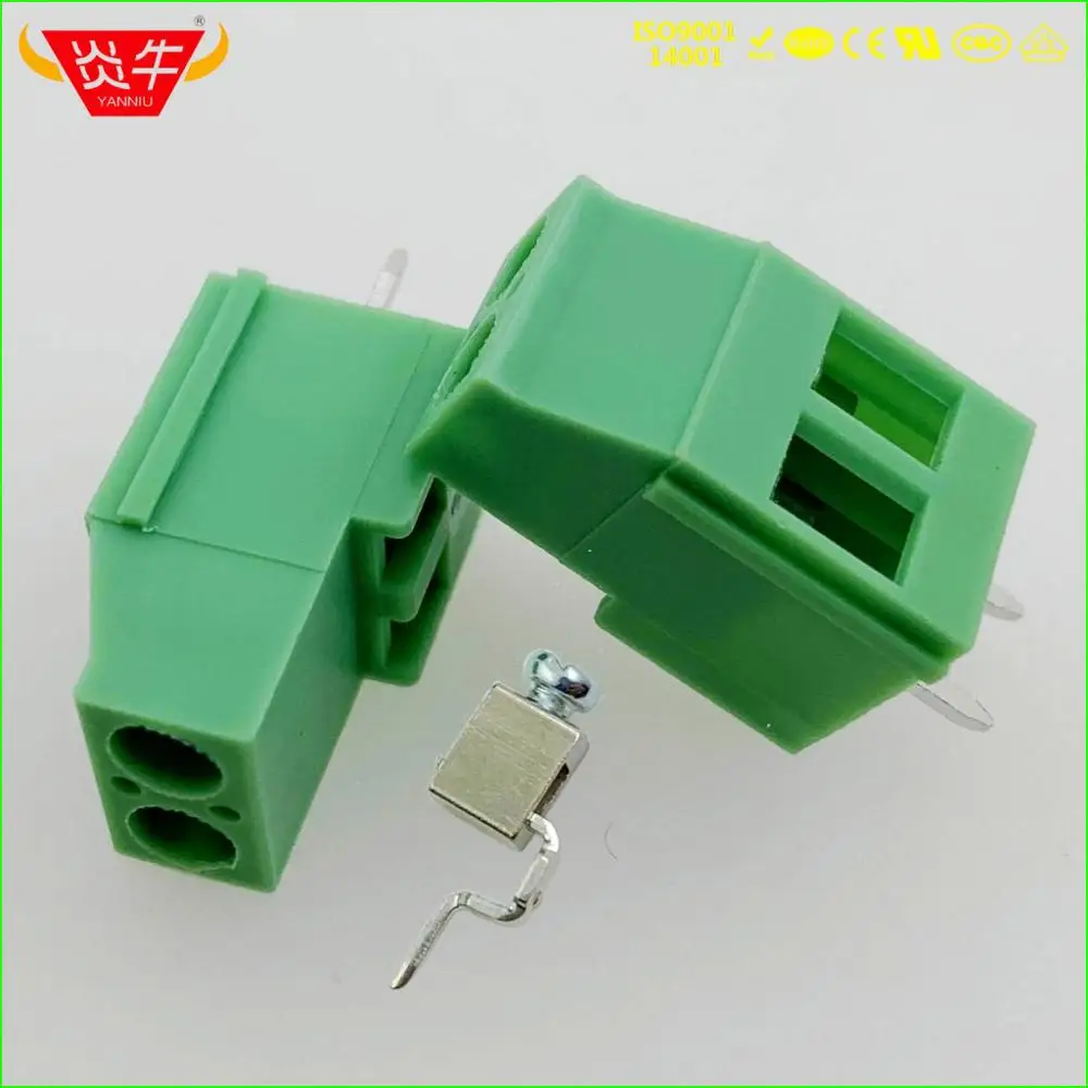 KF129 5,08 2P 3PIN PCB универсальные Винтовые клеммные блоки DG129 5,08 мм 2PIN 3PIN MKDS 3/2-5,08 1711725 Феникс контакт DEGSON KEFA