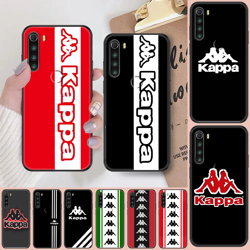 

Italian Sports Kappas Brand Phone case For Xiaomi Redmi Note 7 7A 8 8T 9 9A 9S 10 K30 Pro Ultra black pretty bumper trend prime