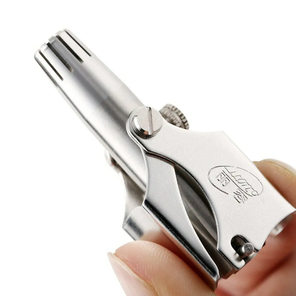 

Nose Hair Trimmer Scissors Unisex Stainless Steel Manual Trimmer Vibrissa Razor Shaver Washable Electric Nose Hair Trimmer