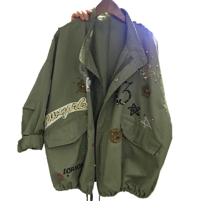 Новый 2020 Сезон весна осень Женские пальто размера плюс свободная женская уличная