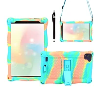 for teclast p80 p80x p80h case shockproof cover marble pattern silicon protective cases tablet stand holder with strap styluspen