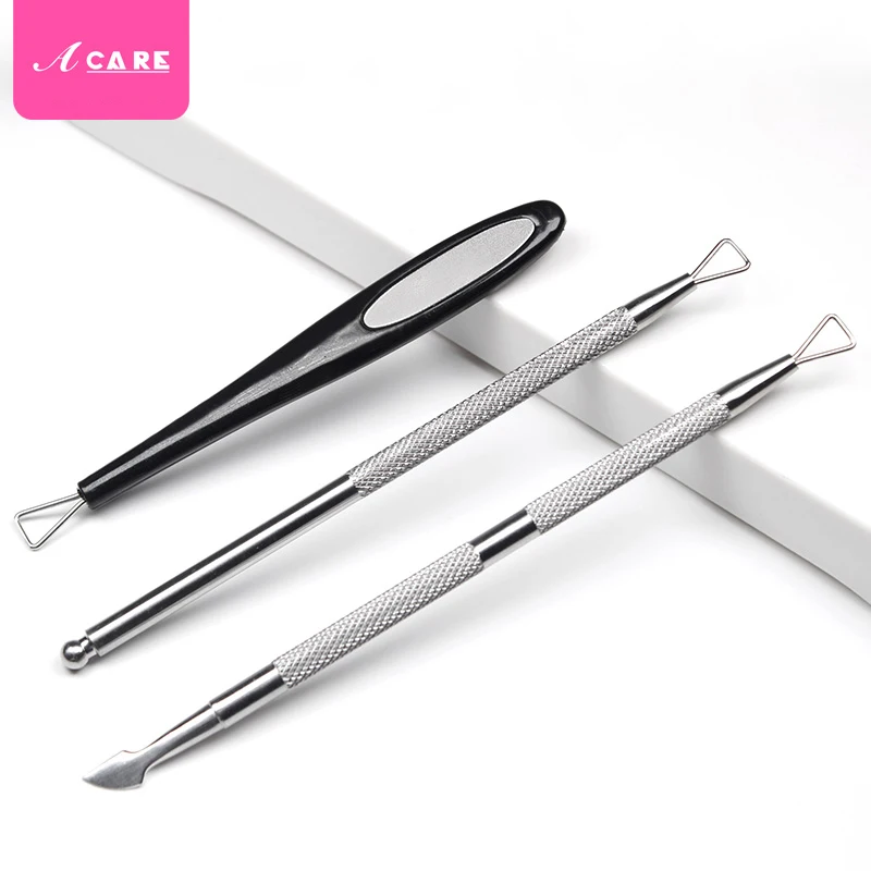 Пушалки для кутикулы ACARE из нержавеющей стали 1 шт. инструменты нейл-арта удаления