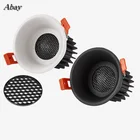 Круглая Встраиваемая потолочная лампа, 9 Вт, 12 Вт, 15 Вт, 110 В перем. Тока