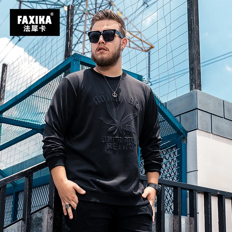 FAXIKA/Большие размеры мужские однотонные флисовые куртки на весну и осень 2019 новое
