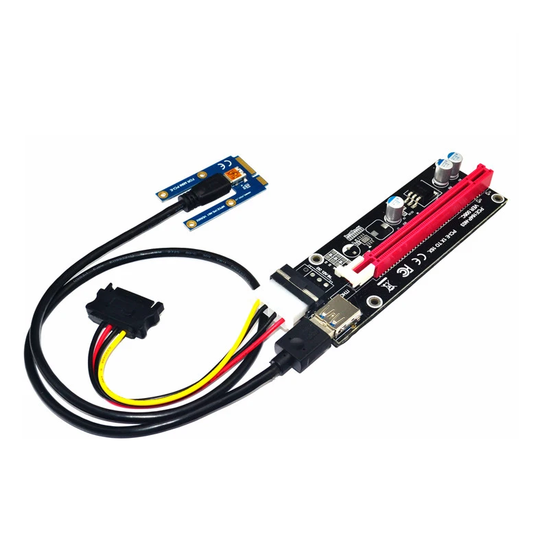 Переходник Mini PCIe на PCI express 16X для внешней видеокарты ноутбука EXP GDC BTC Antminer Miner mPCIe в