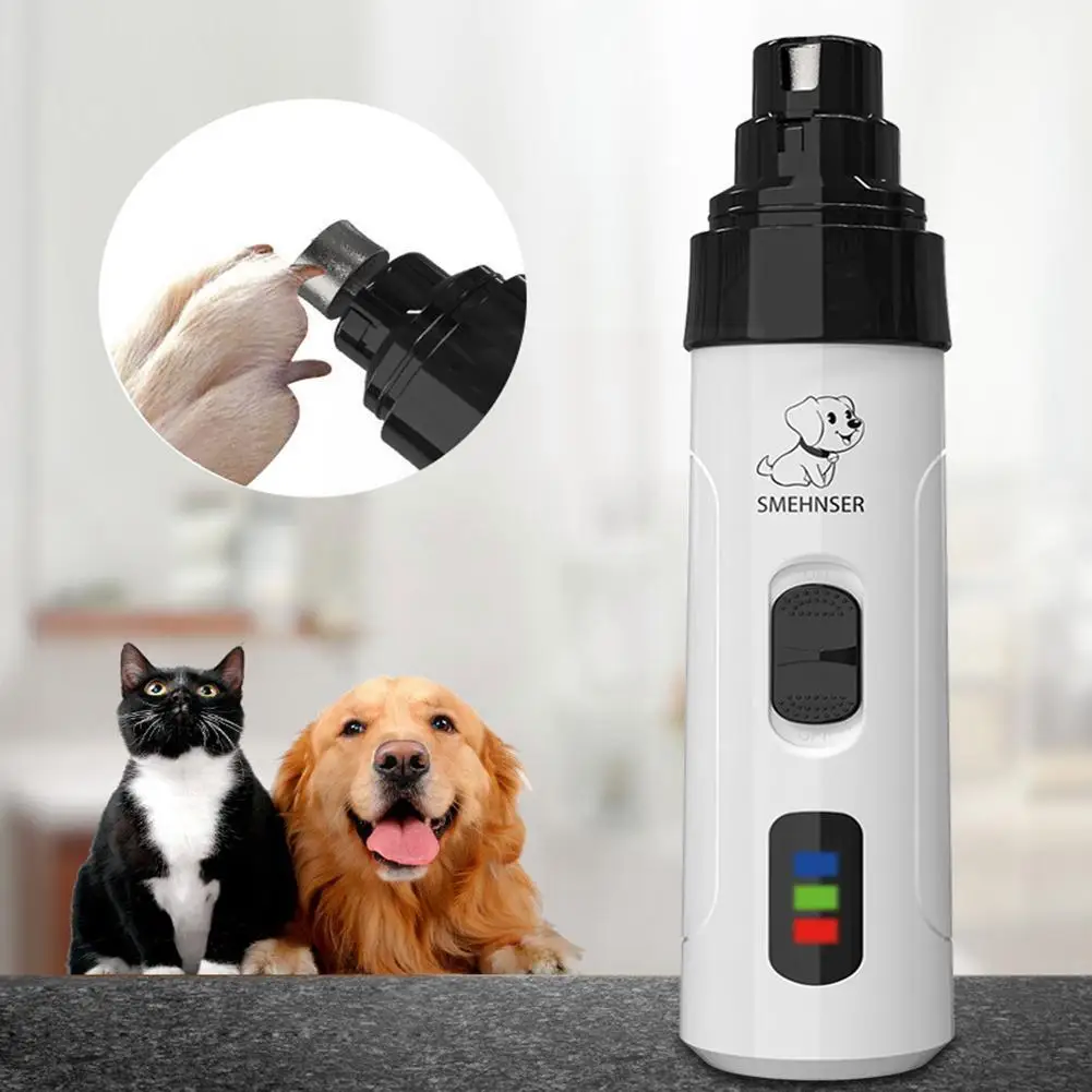 

Portable Electric Dog Nail Usb Charging Dog Grinder Tools Pet Care Nail Nail Paws Trimmer Grooming N8g7