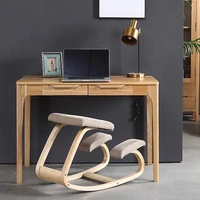 original ergonomic kneeling chair stool home office furniture ergonomic rocking wooden kneeling computer posture chair