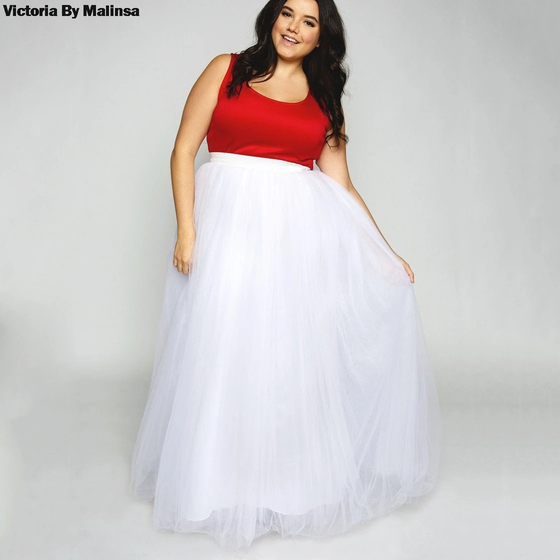 Изящные длинные тюлевые юбки на заказ румяна белая секретная мягкая фатиновая